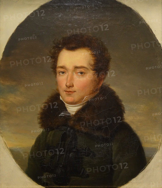Portrait of  Alexander Dmitrievich Olsufyev (1790-1853)  by Riesener Henri Francois (1767-1828)