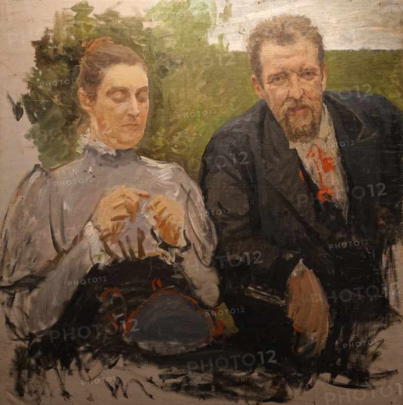 Portrait of Ilya Tyumenev with his wife