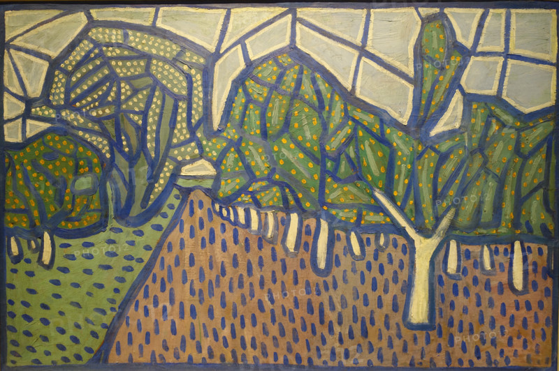 Landscape with trees