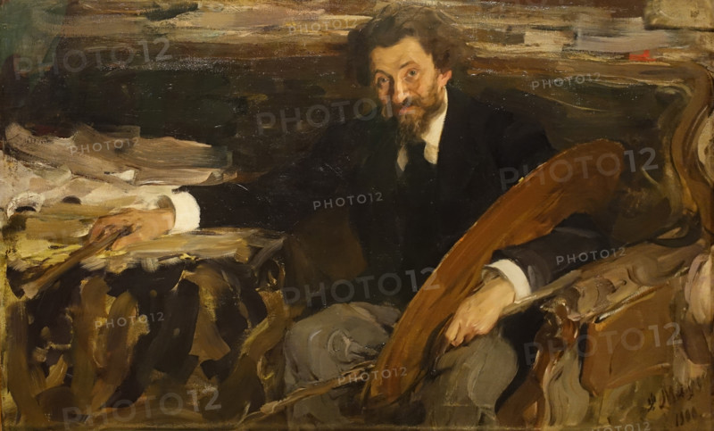 Portrait of Repin Ilya Efimovich (1844-1930)