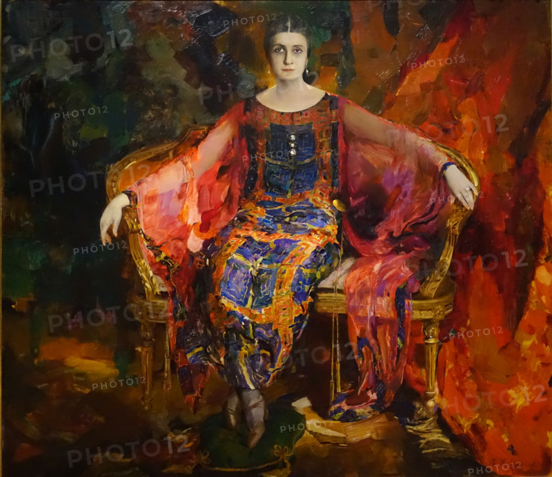 Portrait of the ballerina Alexandra Mikhailovna Balashova (1887-1979)