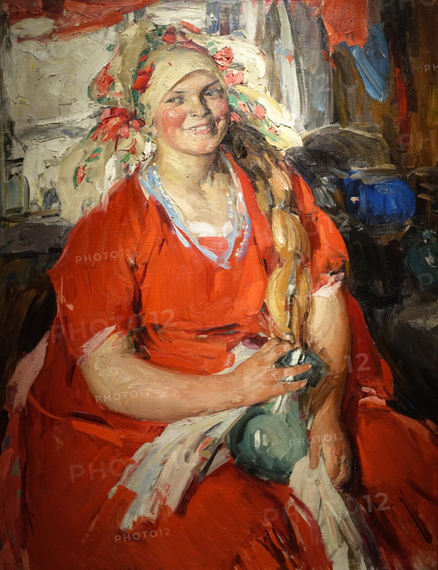 Woman in Red