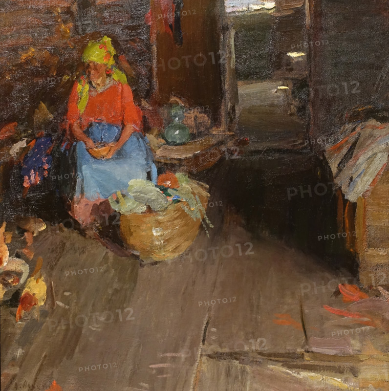 In a Peasant hut