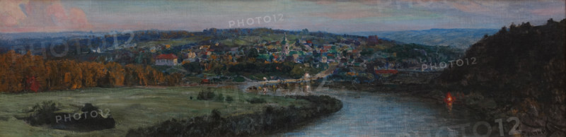 View of Tarusa in the Evening