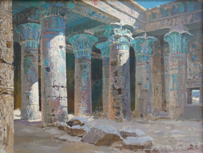Temple of Isis on the Island of Philae
