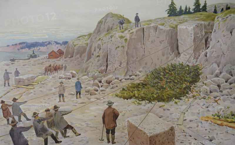 Granite quarrying