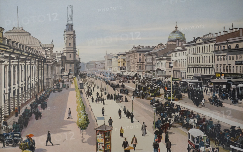 On Nevsky Prospect in St