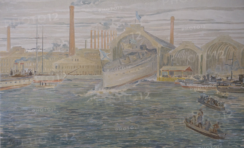 At the shipyard