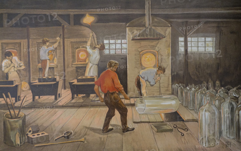 At the Glass factory