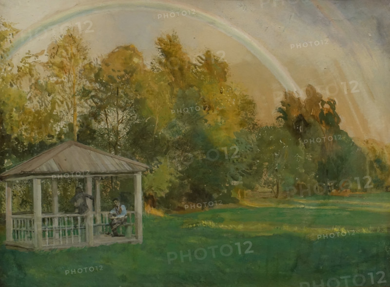 Landscape with a Pavilion