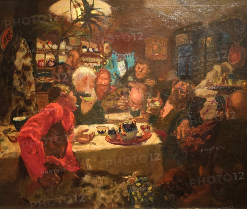 Inside a Tavern