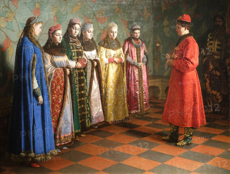 The Choice of the Bride by Tsar Alexey Mikhailovich