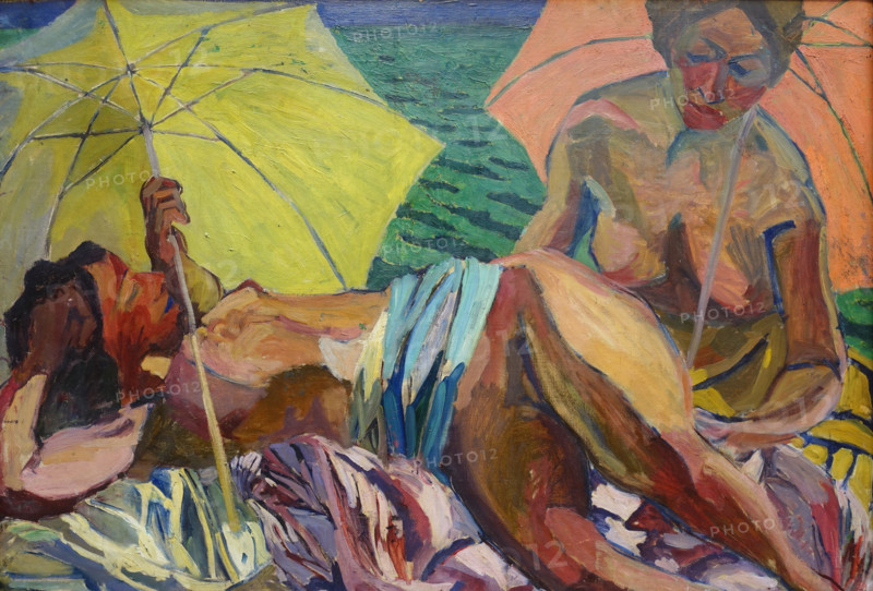 Women with Umbrellas