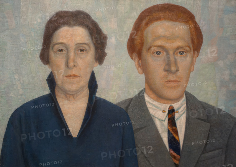 Portrait of Ekaterina and Peter Serebryakovs