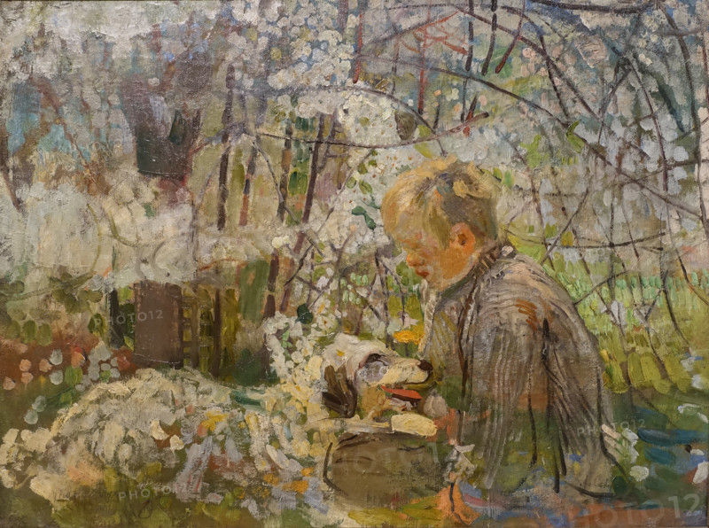 Boy with Dog
