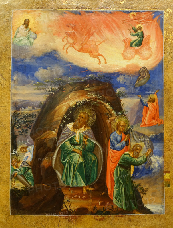 Saint Elijah the Prophet in the Desert