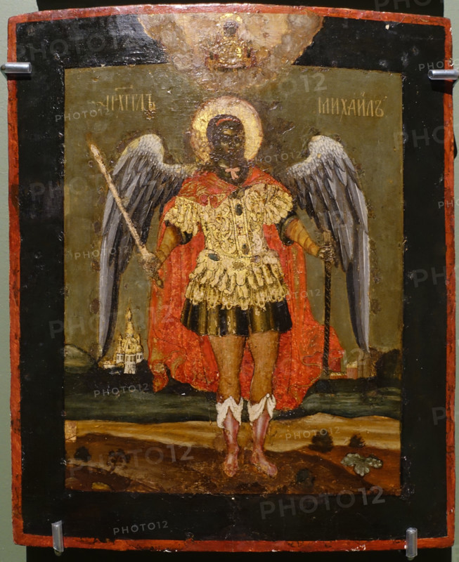 Archangel Michael with the image of the Mother of God 'The Sign'