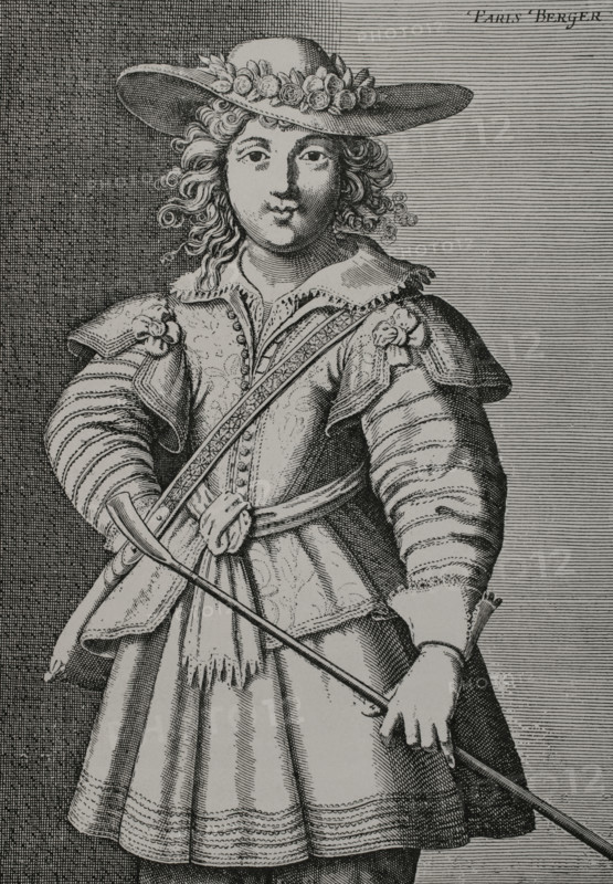 Le berger Paris (Herder Paris). Engraving by Le Blond. XVIIme siecle: lettres, sciences et arts, France 1590-1700 (17th century: letters, sciences and arts), by Paul Lacroix. Published in Paris by Librairie de Firmin-Didot et Cie, 1882.
