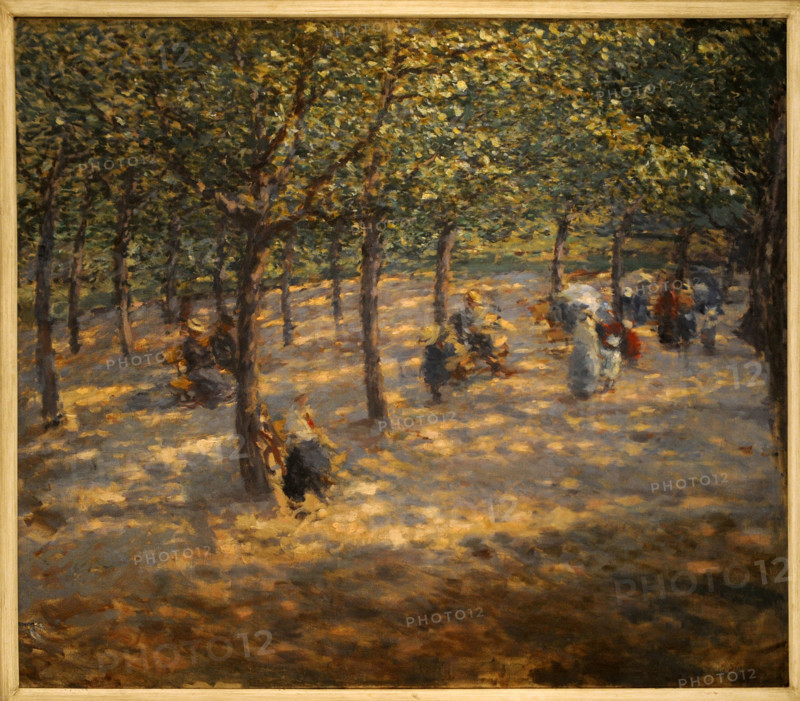 Antonin Slaviƒcek (1870-1910). Czech painter. Letna Park, 1907. Oil on canvas, 112 x 131 cm. National Gallery Prague. Czech Republic.
