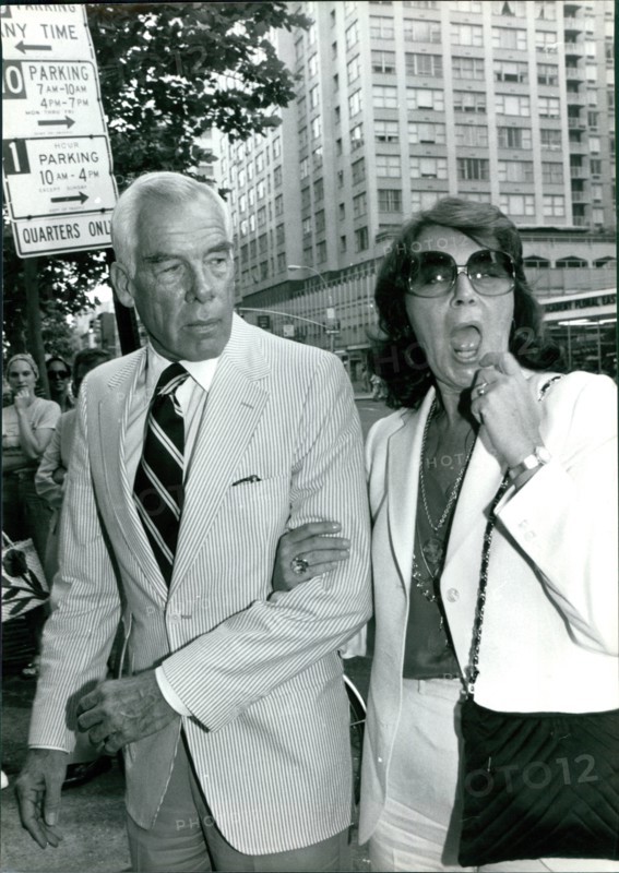 Lee Marvin and his wife, Pamela Feeley