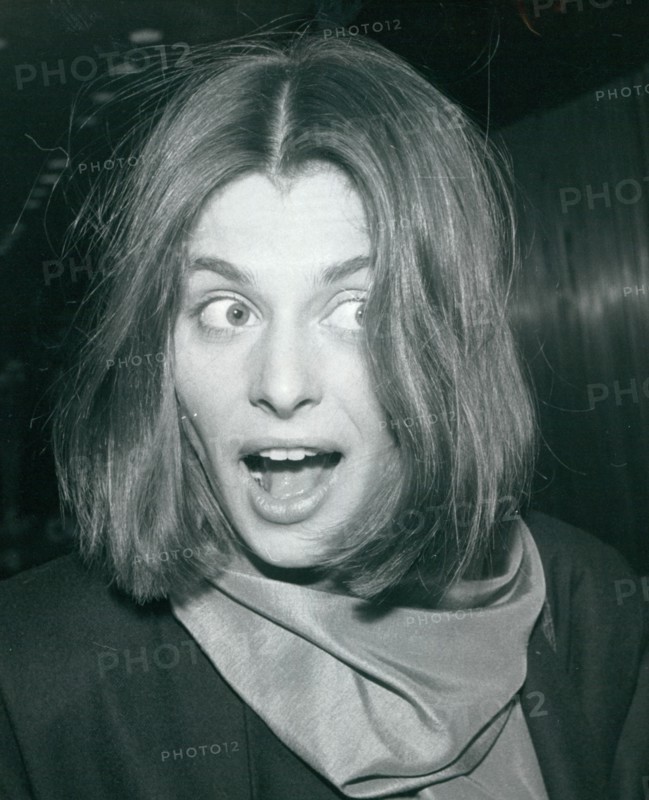 Nastassja Kinski with playful look