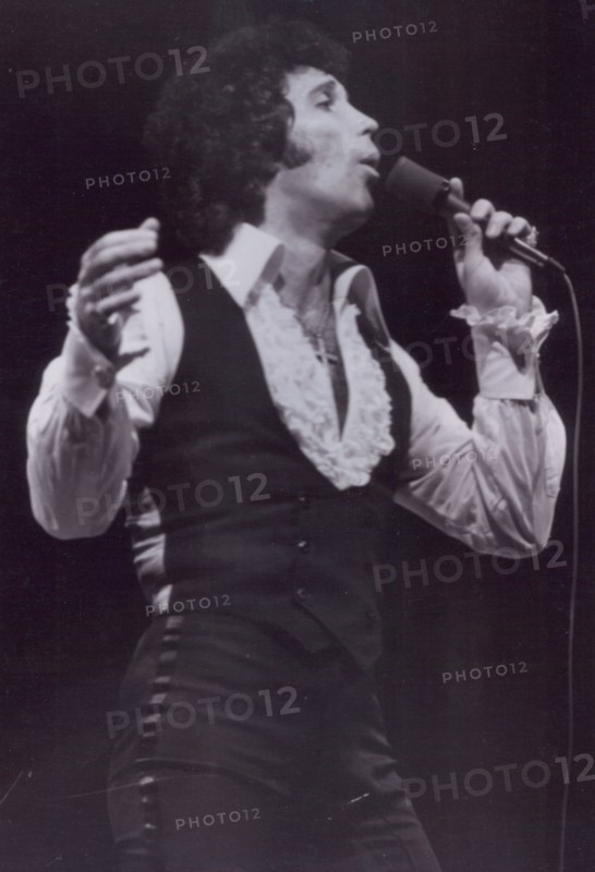 Tom Jones performing in Las Vegas