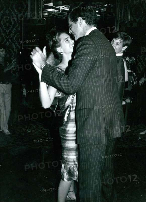 Brooke Shields dancing with her father, Frank Shields