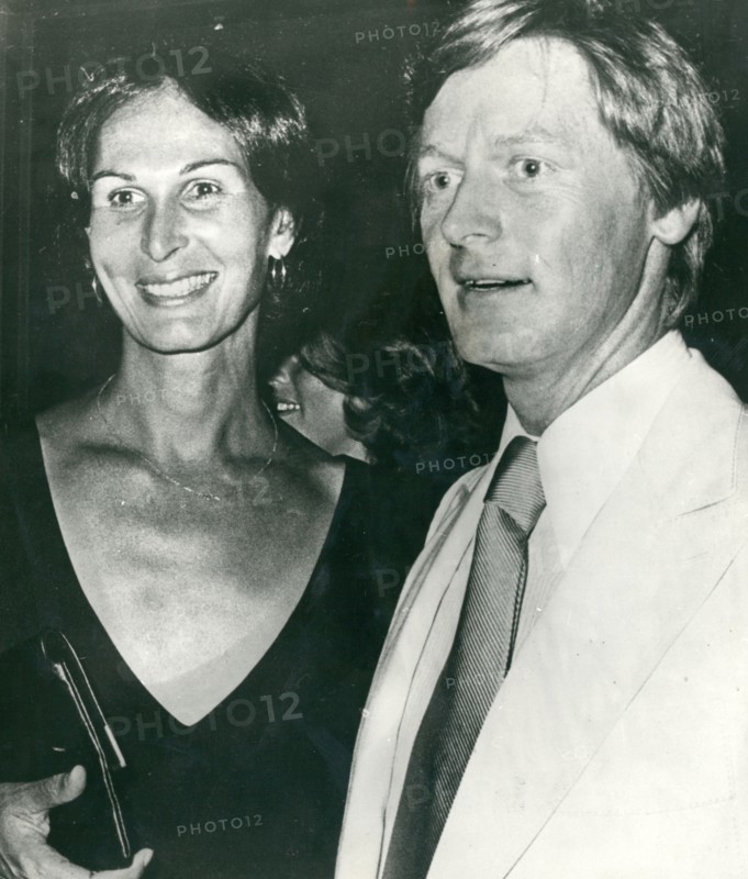 Renee Richards with her boyfriend Michael Backus