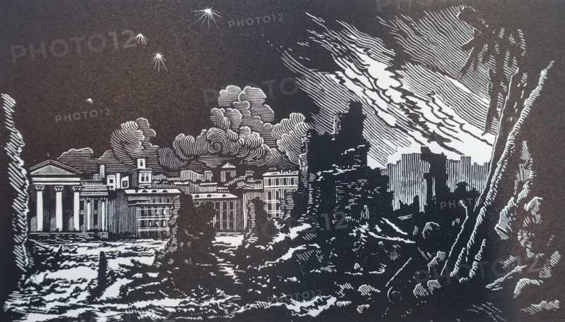The Besieged City. 1941. Pavel Aleksandrovich Shillingovsky (1881-1942).