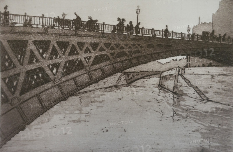 Paris. Vadim Falileev (1879-1950). Early 20th century. Lithography.