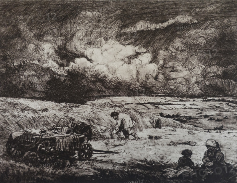 Harvest. Vadim Falileev (1879-1950). Early 20th century.