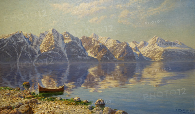 Off the Lofoten Islands in June. 1911. Ivan Fedorovich Shultze (1874-1939).