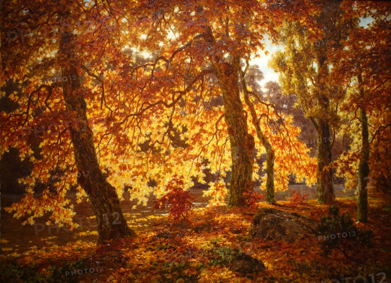 Autumn Landscape. 1924. Ivan Fedorovich Shultze (1874-1939).