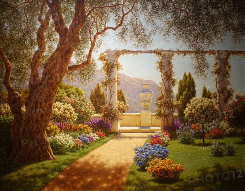 Mediterranean Garden. Circa 1925. Ivan Fedorovich Shultze (1874-1939).