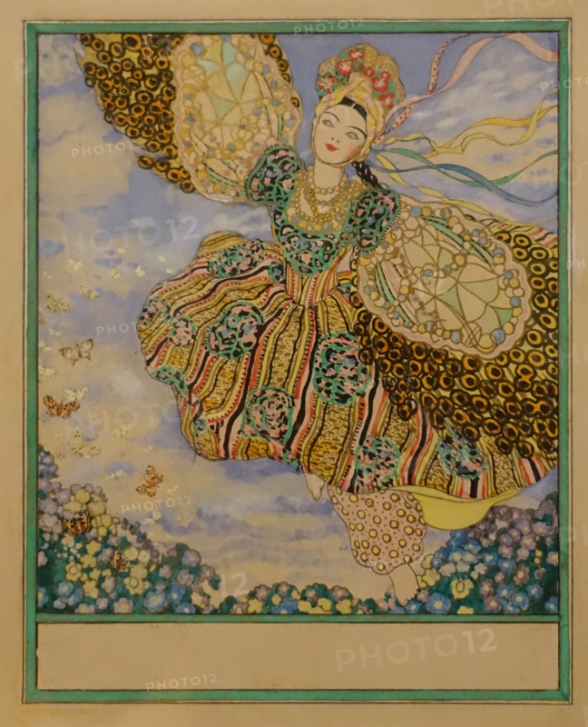 The Firebird. 1907. Konstantin Somov (1869-1939). Cover design.