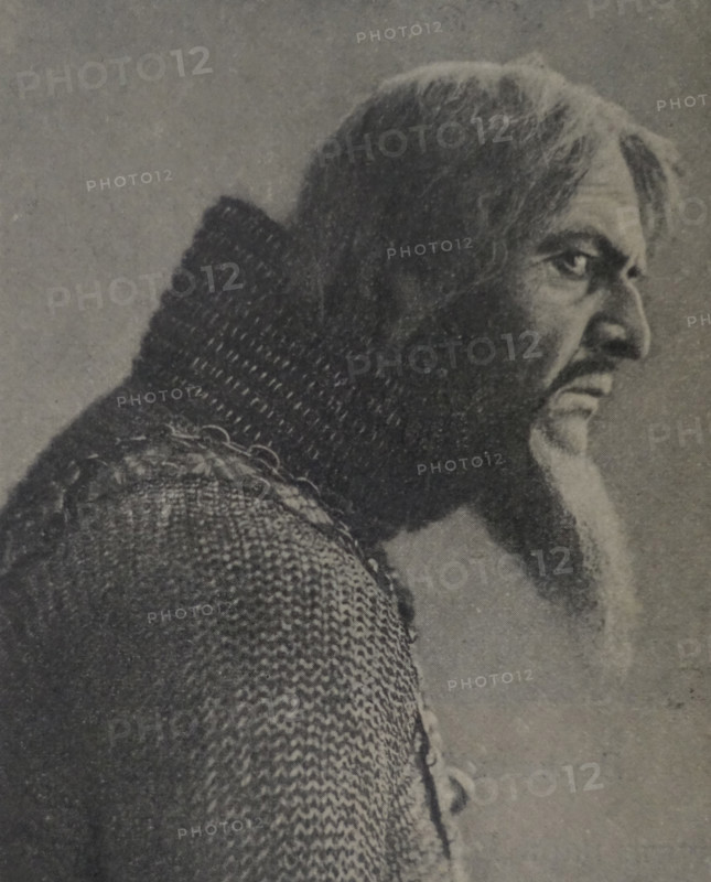 Portrait of opera singer Feodor Chaliapin (1873-1938). Ivan the Terrible