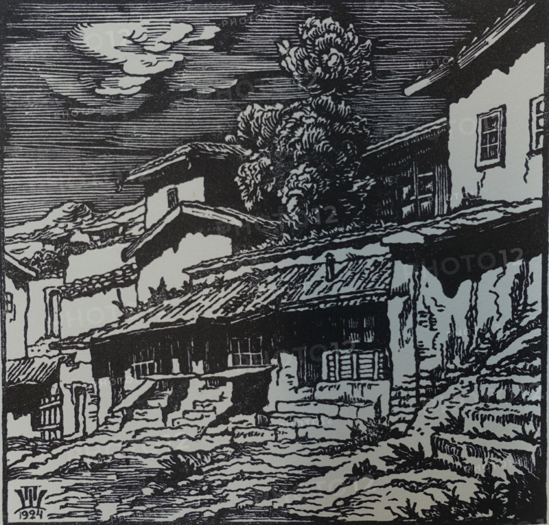 Crimea. Bakhchisaray. Shoemakers' Row. 1924. Pavel Aleksandrovich Shillingovsky (1881-1942).
