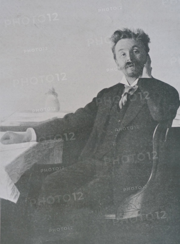 Portrait of the composer Alexander Scriabin (1871-1915).