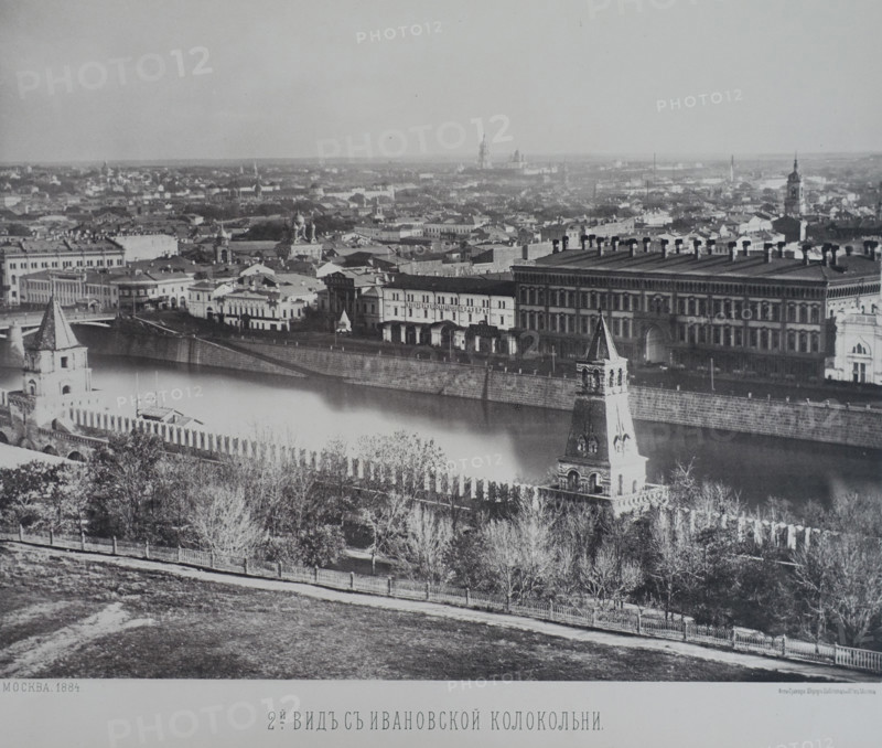 2nd view from Ivan the Great Bell Tower. 1880s.