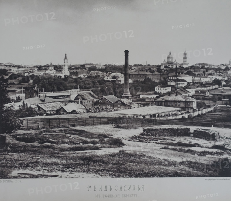 1st View of Zayauzye. 1880s.