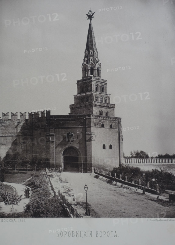 Borovitskaya Gate. 1880s.