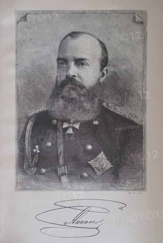 Portrait of Grand Duke Mikhail Nikolaevich (1832-1909). 19th century.