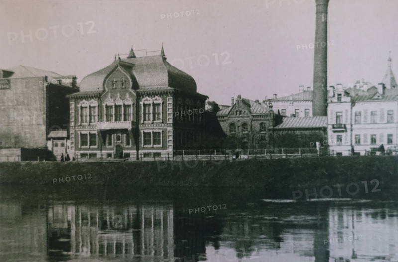 The Tsvetkov House on Prechistenskaya Embankment. 1900s.