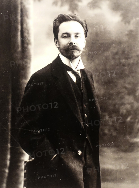 Portrait of the composer Alexander Scriabin (1871-1915). Photo. Early 20th century.