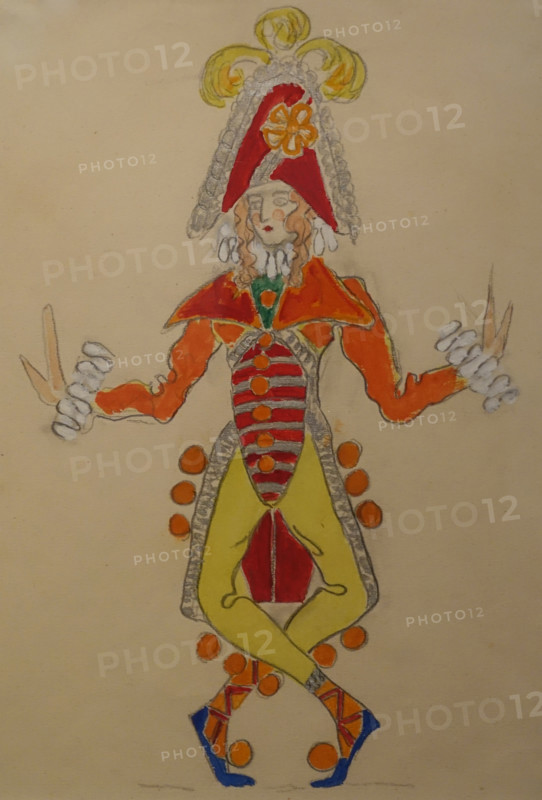 Costume design for Pyotr Tchaikovsky's ballet 'The Nutcracker.' Konstantin Alekseevich Korovin (1861-1939). 1910s.