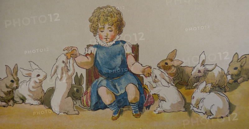 Illustration from Children's Stories to Grandfather's Pictures. Drawings by Prince Grigory Grigoryevich Gagarin (1810-1893). 1905.