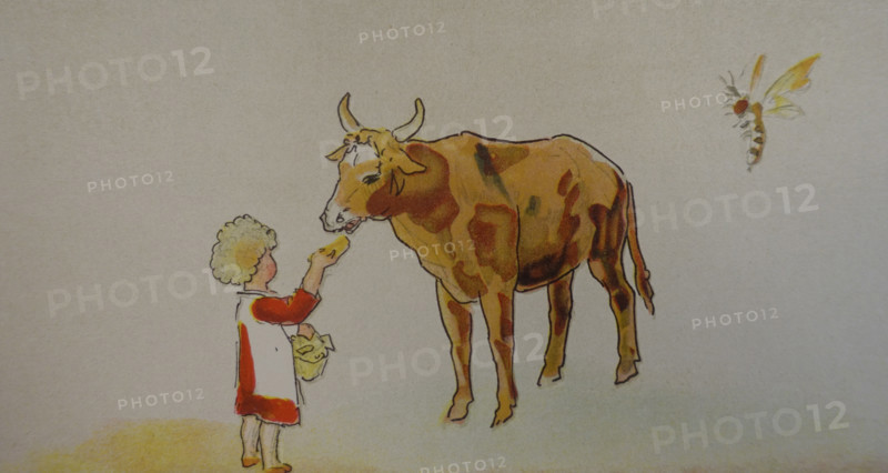 Illustration from Children's Stories to Grandfather's Pictures. Drawings by Prince Grigory Grigoryevich Gagarin (1810-1893). 1905.