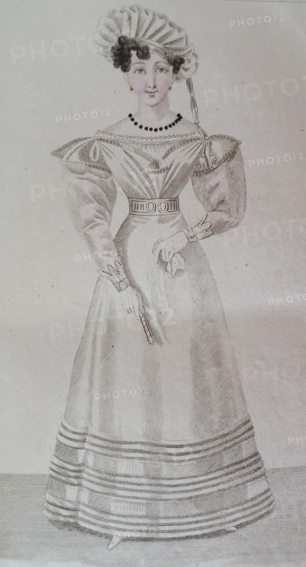 Illustration from the 'Ladies' Journal'. 1826.