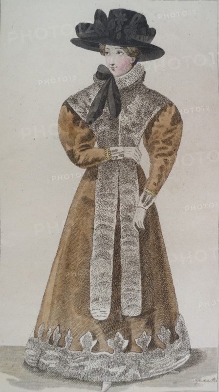 Illustration from the 'Ladies' Journal'. 1826.