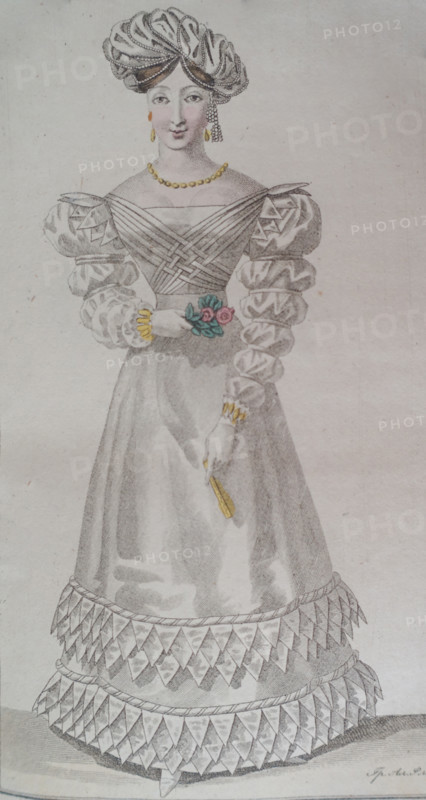 Illustration from the 'Ladies' Journal'. 1826.